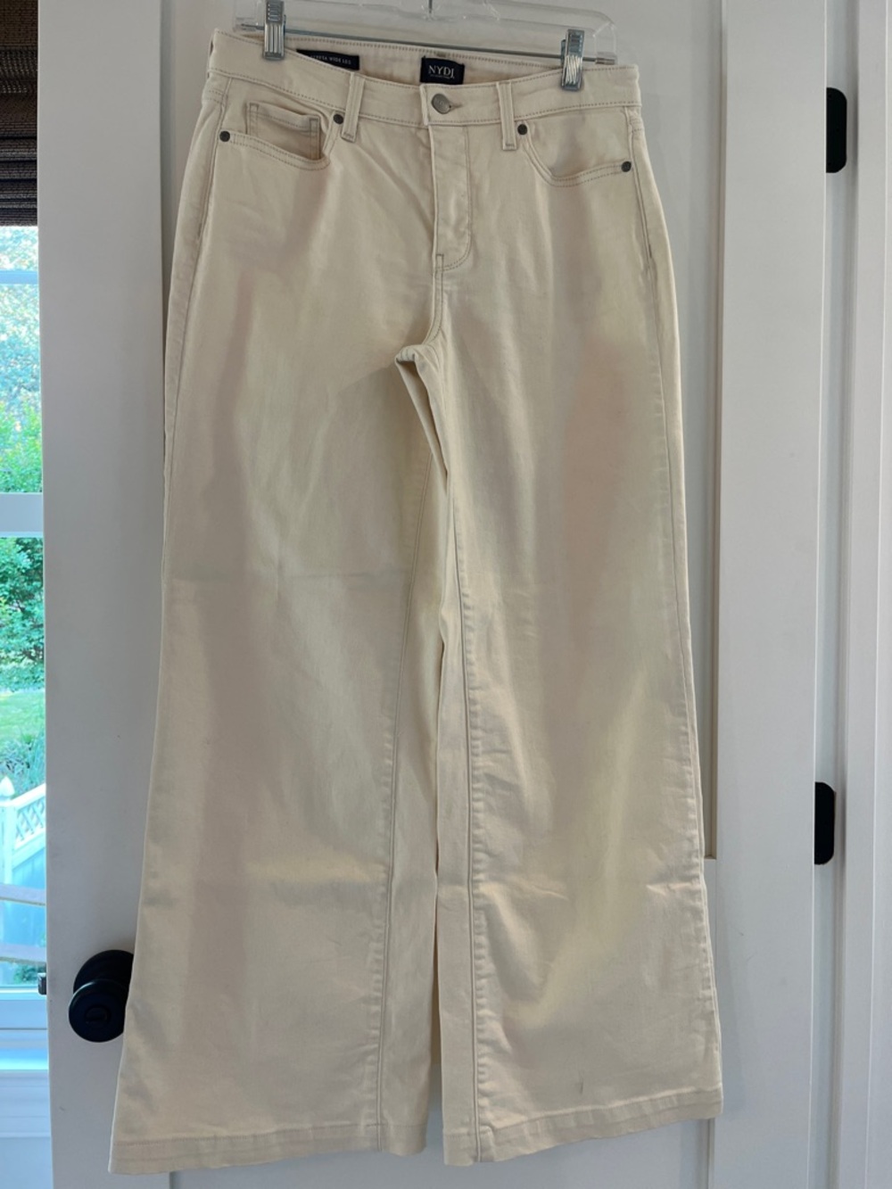 NYDJ Teresa Wide-Leg Jeans - Neutral High-Rise Style